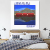 Sunndalsora Norwegen Skandinavien Leinwanddruck (Insitu (Schlafzimmer))