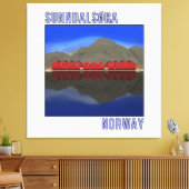 Sunndalsora Norwegen Skandinavien Leinwanddruck (Insitu (Wohnzimmer))