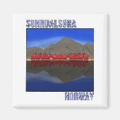 Sunndalsora Norwegen Skandinavien Magnet (Vorne)