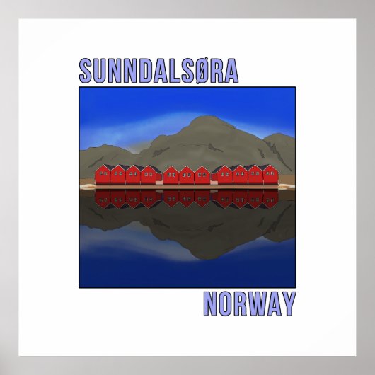 Sunndalsora Norwegen Skandinavien Poster (Vorne)