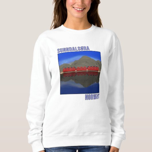 Sunndalsora Norwegen Skandinavien Sweatshirt (Vorderseite)