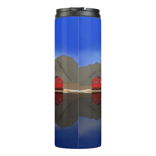 Sunndalsøra Thermosbecher (Rückseite)