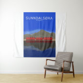 Sunndalsøra Wandteppich (Beispiel (Horizontal))
