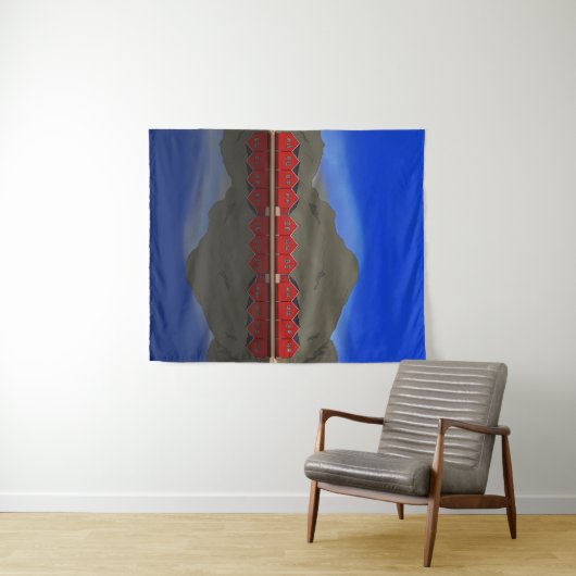 Sunndalsøra Wandteppich (Beispiel (Horizontal))