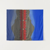 Sunndalsøra Wandteppich (Vorderseite (Horizontal))