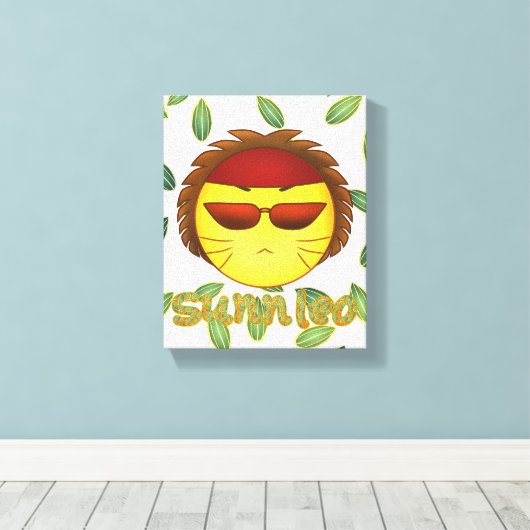 Sunnleo Leinwanddruck (Insitu (Holzboden))