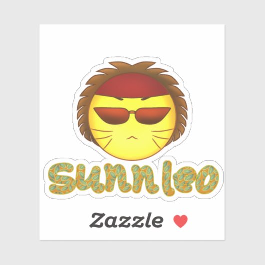 Sunnleo-Sticker Aufkleber (Blatt)