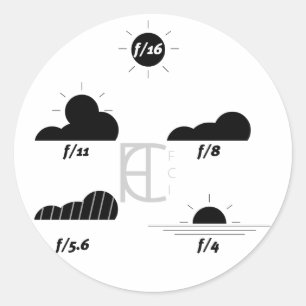 Sunny 16 Aufkleber LIGHT