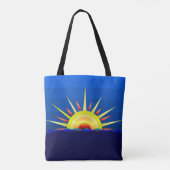 Sunny Allover Tote Bag Tasche (Rückseite)