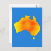 Sunny Australia - Vintager Stil Postkarte (Vorne/Hinten)