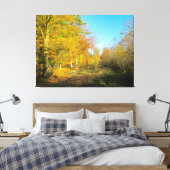 Sunny Autumn Forest - Leinwanddruck (Insitu (Schlafzimmer))