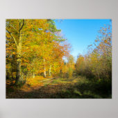 Sunny Autumn Forest - Personalised Poster (Vorne)