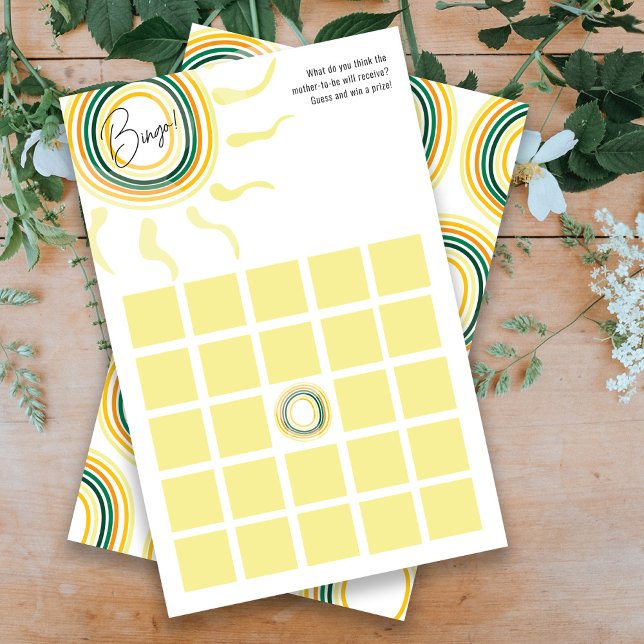 Sunny baby Dusche Game Bingo (Von Creator hochgeladen)