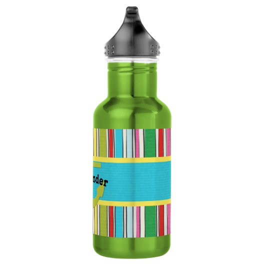 Sunny Beach Stripes Boys Edelstahlflasche (Rechts)