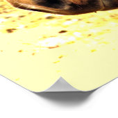 Sunny Blonde und Brown Horse Animal Poster (Ecke)