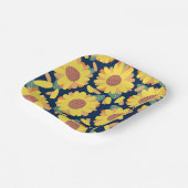 Sunny Bloom Doodles Pappteller (Gewinkelt)