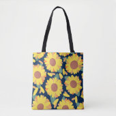 Sunny Bloom Doodles Tasche (Vorderseite)