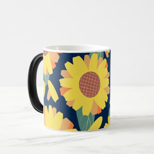 Sunny Bloom Doodles Verwandlungstasse (Vorderseite Links)