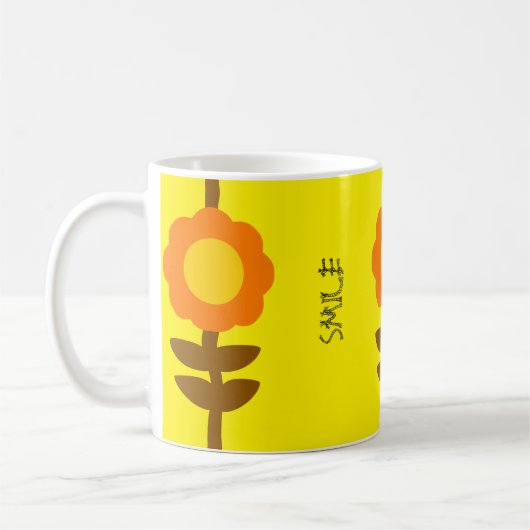 Sunny Bloom Floral Mug Kaffeetasse (Links)