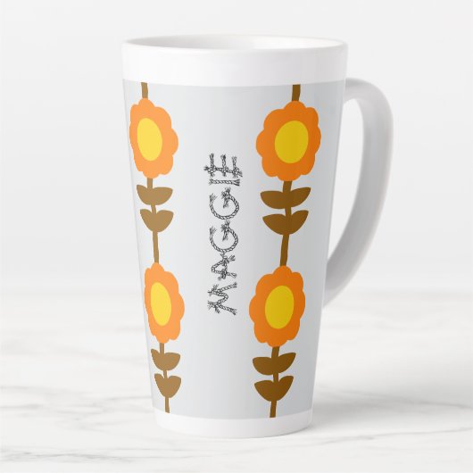 Sunny Bloom Latte Mug Milchtasse (Rechte Ecke)