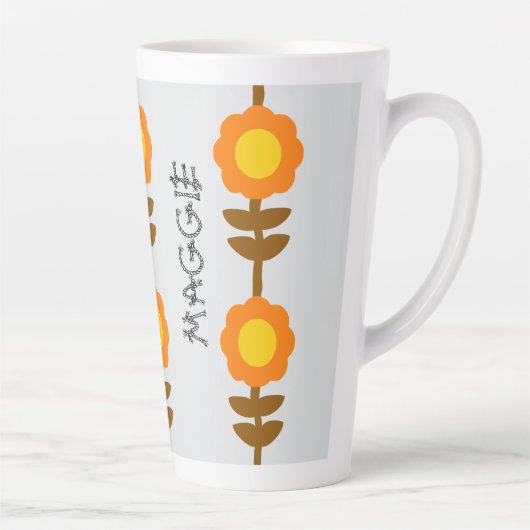 Sunny Bloom Latte Mug Milchtasse (Rechts)