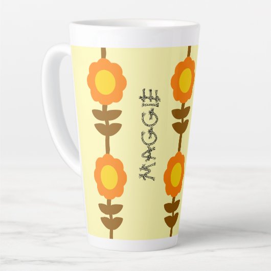 Sunny Bloom Latte Mug Milchtasse (Linke Ecke)