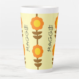 Sunny Bloom Latte Mug Milchtasse
