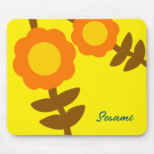 Sunny Bloom Mouse Pad Mousepad (Vorne)