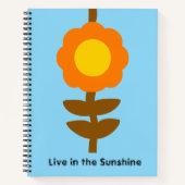 Sunny Bloom Notebook Notizblock (Vorderseite)