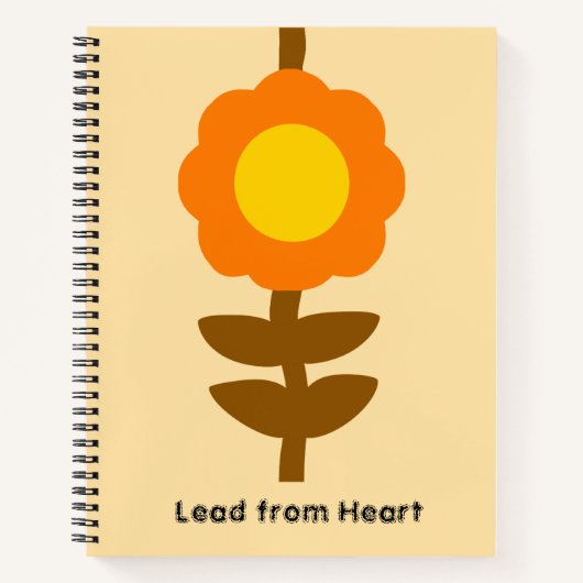 Sunny Bloom Notebook Notizblock (Vorderseite)