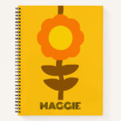Sunny Bloom Notebook Notizblock (Vorderseite)