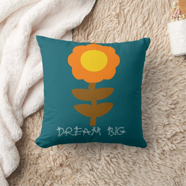 Sunny Bloom Throw Pillow Kissen (Decke)