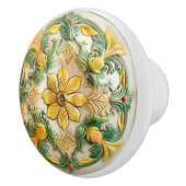 Sunny Blossom Delight Keramik Krampf Keramikknauf (Rechts)