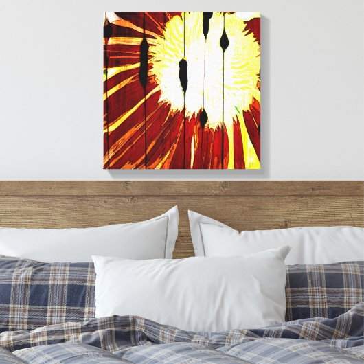 Sunny Blume Barn Leinwanddruck (Insitu (Schlafzimmer))