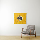 Sunny Boho Dackel Dog Wandteppich (Beispiel (Horizontal))
