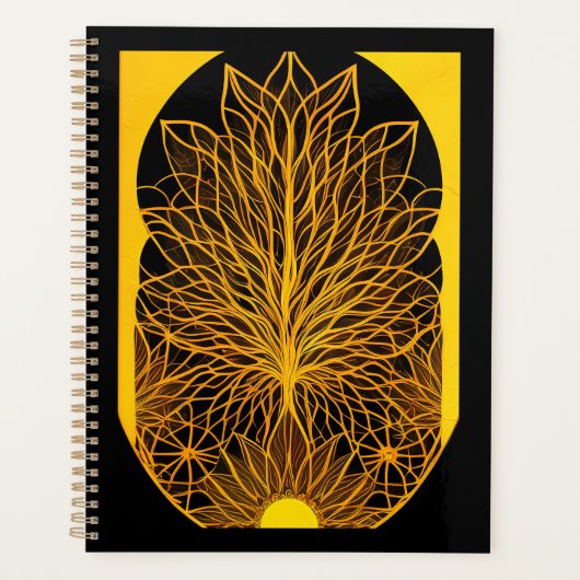 Sunny BOHO Minimalistisch Design Planer (Vorderseite)