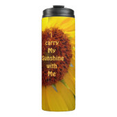 Sunny Bright Big Yellow Sonnenblume Thermosbecher (Vorderseite)
