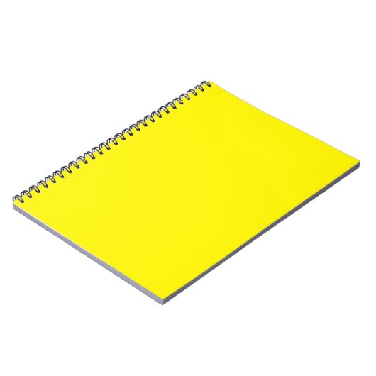 Sunny Bright Yellow Notizblock (Linke Seite)
