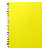 Sunny Bright Yellow Notizblock (Vorderseite)
