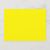 Sunny Bright Yellow Postkarte (Vorderseite)