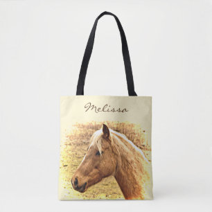 Sunny Brown Gold Horse Tasche