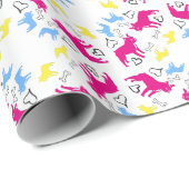 Sunny Bulldogs Geschenkpapier (Rolleneckpunkt)