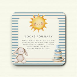 Sunny Bunny Books For Baby Baby Shower Enclosure  Begleitkarte
