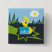 Sunny Bunny Button (Vorderseite)