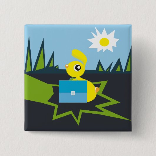 Sunny Bunny Button (Vorderseite)