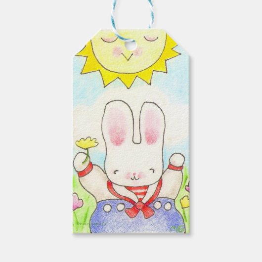 Sunny Bunny Geschenkanhänger (Vorderseite)