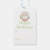 Sunny Bunny Geschenkanhänger (Rückseite)