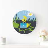 Sunny Bunny Große Wanduhr (Zuhause)