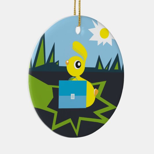 Sunny Bunny Keramikornament (Rechts)