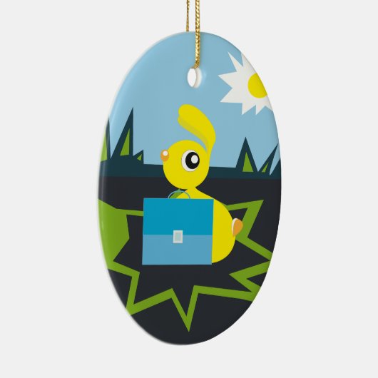 Sunny Bunny Keramikornament (Rechts)